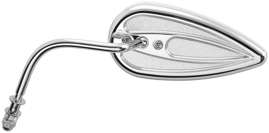 Arlen Ness 13-036 Teardrop Mirror with Steel Stems - Right