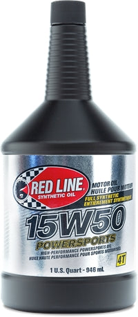 Red Line 42104 Powersports Motor Oil - 15W50 - 1Qt.