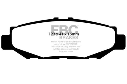 Ebc DP2848 EBC Greenstuff Brake Pad Sets