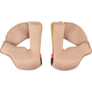 Icon Cheek Pads for Threshold Helmet - Brown - XL