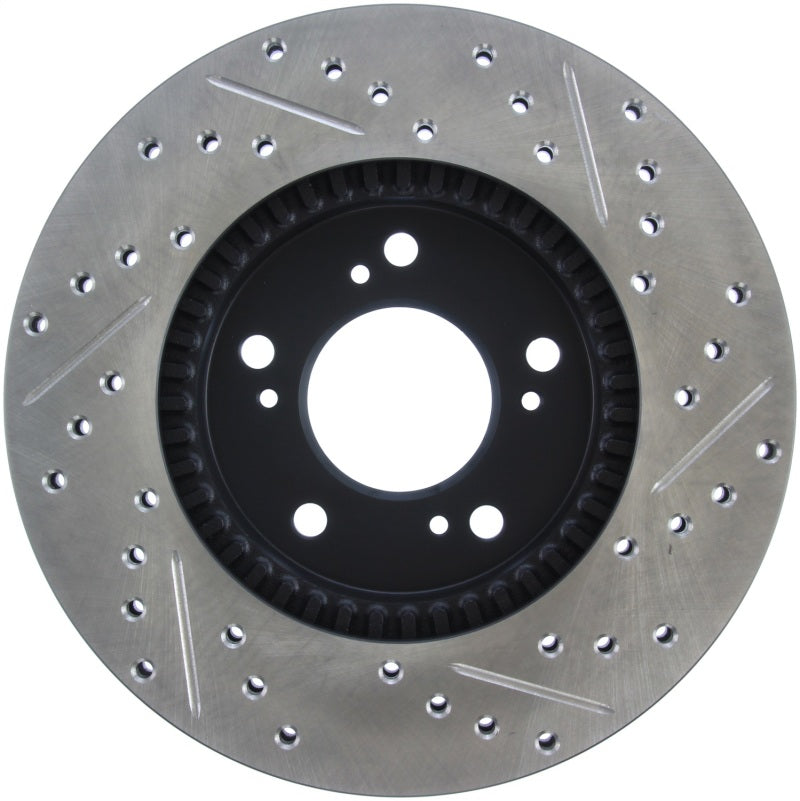 Load image into Gallery viewer, Stoptech 127.40026R ST Slot &amp; Drill Brake Rotors
