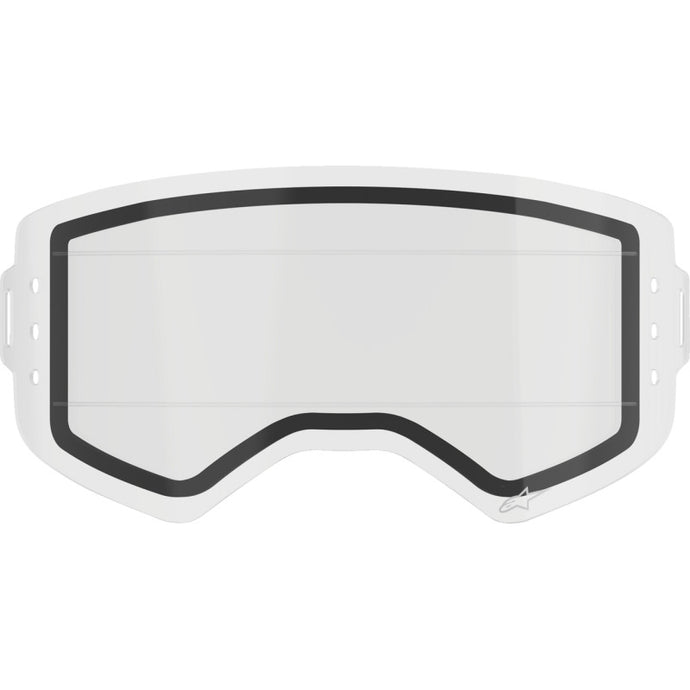 Alpinestars Supertech Double Pane Roll-Off Lens - Clear