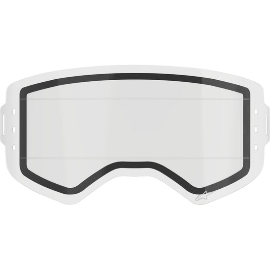 Alpinestars Supertech Double Pane Roll-Off Lens - Clear