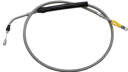 La Choppers LA-8058C13 Stainless Braided Clutch Cable - Beach Bars