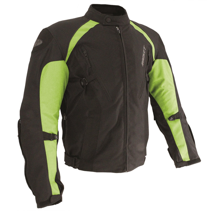 Joe Rocket Egomaniac Jacket Black/Hi-Vis Black