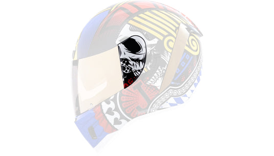 Icon Sideplates for Airform Helmets - Crestfallen White