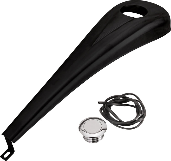 Bagger Nation DDK-S-08-OEM-B Steel Dash - Gloss Black