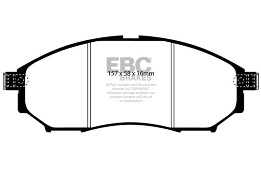 Ebc DP21671 EBC Greenstuff Brake Pad Sets