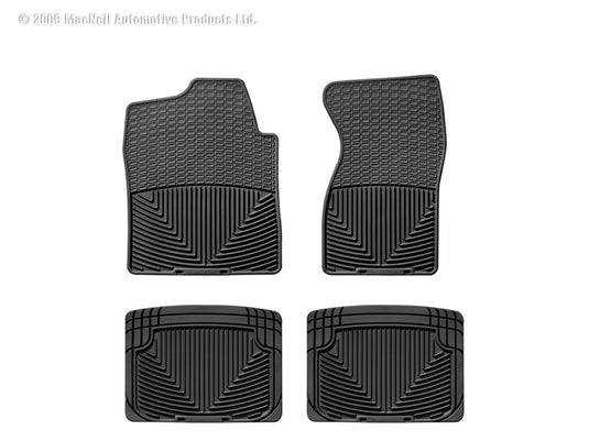 Weathertech W26-W20 WT Rubber Mats - Rear - Blk