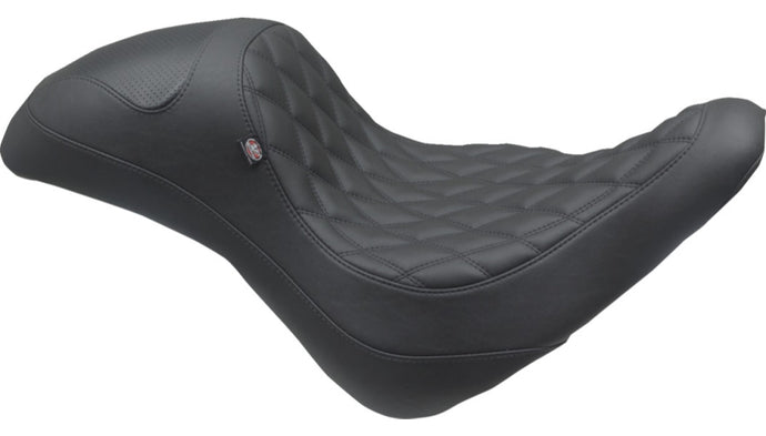 Mustang 75838 Extreme Fastback Seat -  Double Diamond - Black