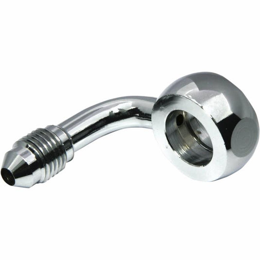 Magnum 1703-56 7/16in. Banjo X AN-3 Brake Line Fitting - 90 Deg. - Chrome