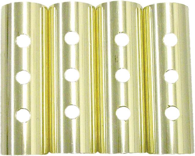 Old-Stf STF348 Pushrod Clips - 3-Hole - Brass