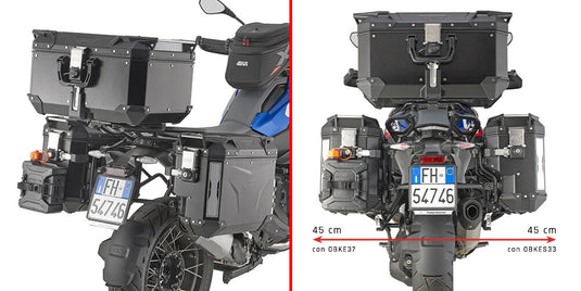 Givi PLO5143MK Side Case Hardware for Outback Series Side Cases