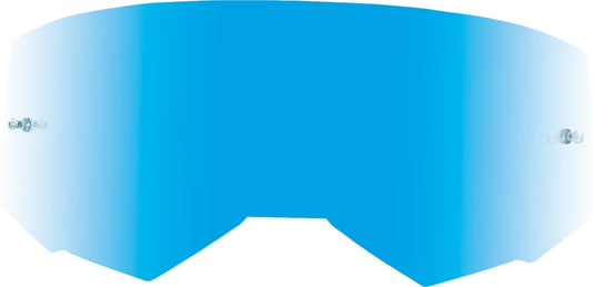 Fly Racing Single Lens with Post for Zone Pro/Zone/Focus Goggles - Sky Blue Mirror/Smoke