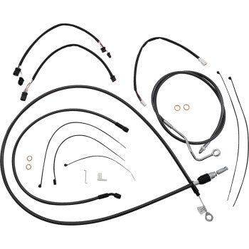 Magnum 4871152 Black Pearl Handlebar Installation Kit for 15in-17in. Ape