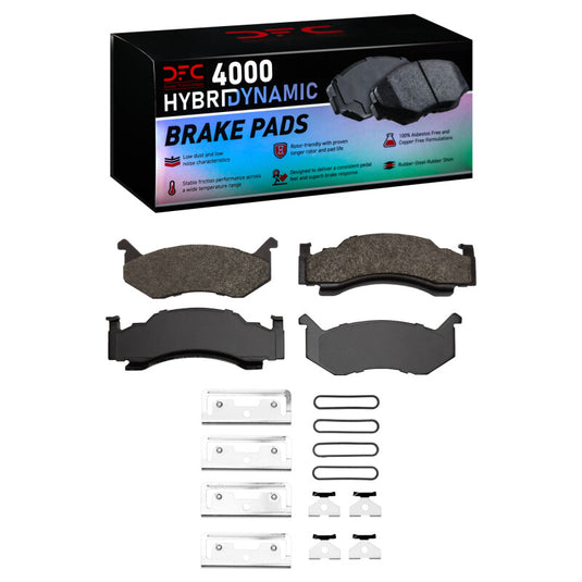 Dfc 4000-0123-01 DFC 4000 HybriDynamic Brake Pads