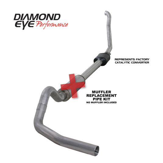 Diamond Eye Performance K4306A-RP DEP Turbo Back Exhaust Kit AL