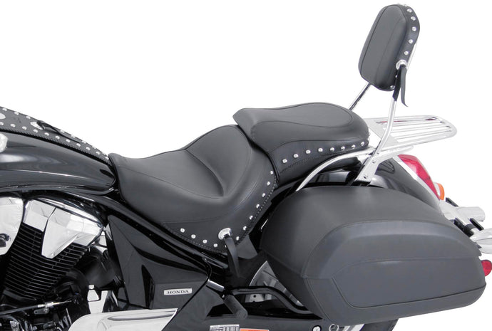 Mustang 76060 Wide Touring Two-Piece Seat - Studded