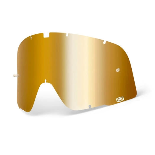 100% Sheet Lens for Barstow Goggles -  Mirror True Gold