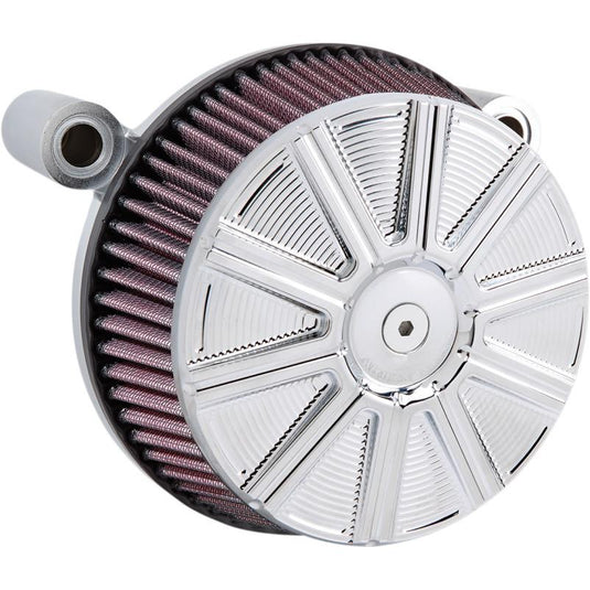 Arlen Ness 18-316 Big Sucker Stage I Air Filter Kit - 10-Gauge - Chrome