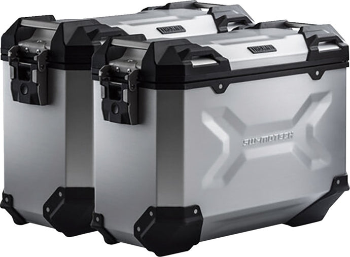 Sw-Motech KFT.07.094.70000/S TRAX ADV Side Case Set - 37/37l. - Silver