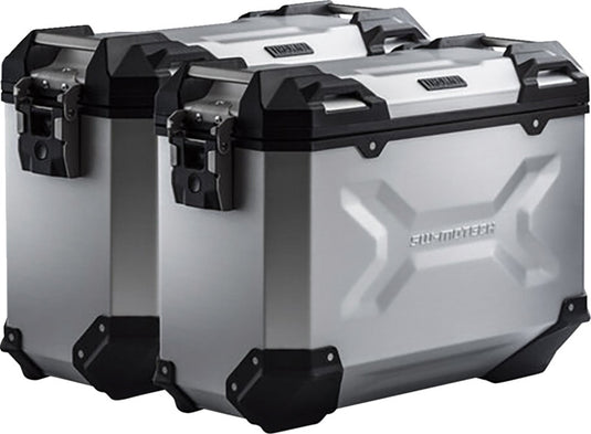 Sw-Motech KFT.07.094.70000/S TRAX ADV Side Case Set - 37/37l. - Silver