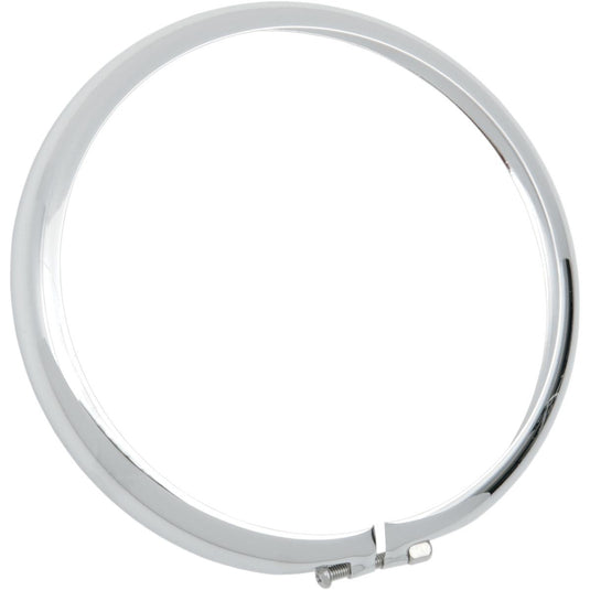 Drag Specialties 2001-0555 Optional/Replacement Chrome Trim Ring for 5 3/4in. Headlight Assembly
