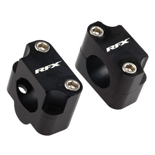Rfx FXHM 90000 55BK Handlebar Adaptor Kit Black Universal 7/8in. to 1 1/8in.