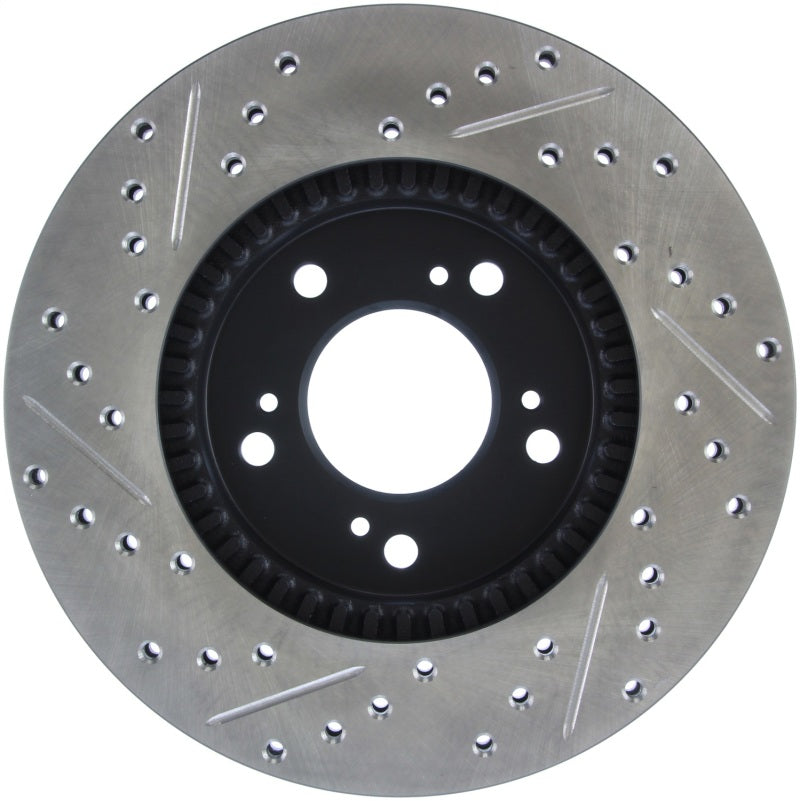 Load image into Gallery viewer, Stoptech 127.40026L ST Slot &amp; Drill Brake Rotors
