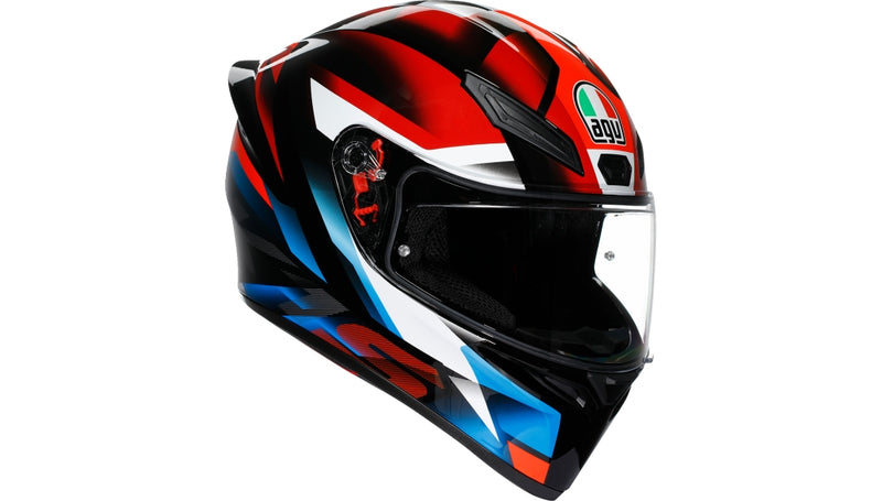 Load image into Gallery viewer, Agv K1 S Fastlap Helmet (Medium, Black/Red/Blue)
