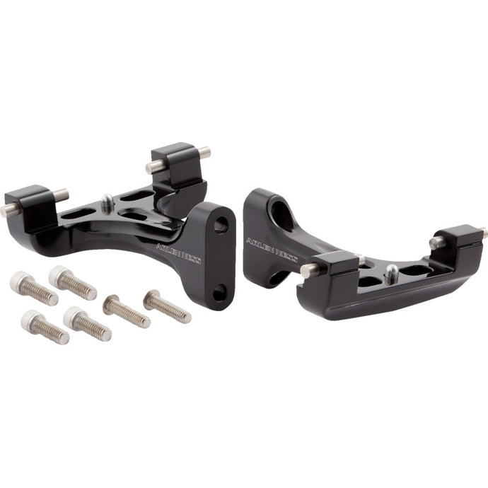 Arlen Ness 410-032 Forged Passenger Floorboard Mounts - Black