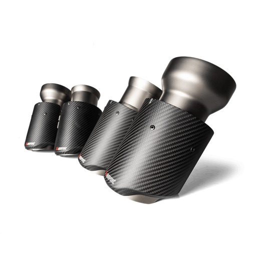 Akrapovic TP-CT/60 AKR Tail Pipe Set - Carbon