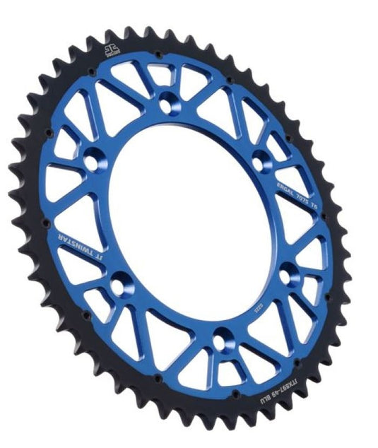 Jt Sprockets JTX897.49BLU Twinstar Rear Sprocket - 49T (Blue)
