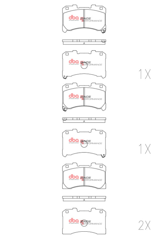 Dba DB15147RP DBA RP Performance Brake Pads