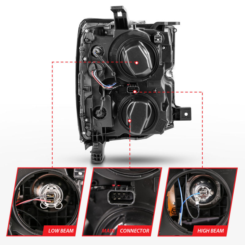 Load image into Gallery viewer, Anzo 111360 ANZ LED/Projector Headlights
