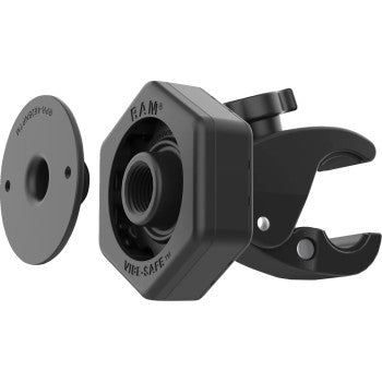 Ram Mounts RAP-400-462NPT Tough-Claw Small Clamp Base with Vibe-Safe Adapter