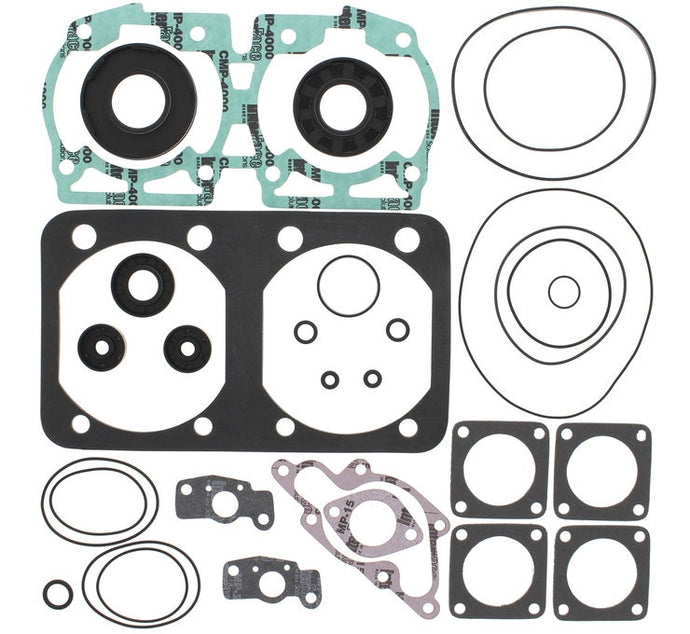 Vertex 711214 Complete Gasket Kit with Oil Seals
