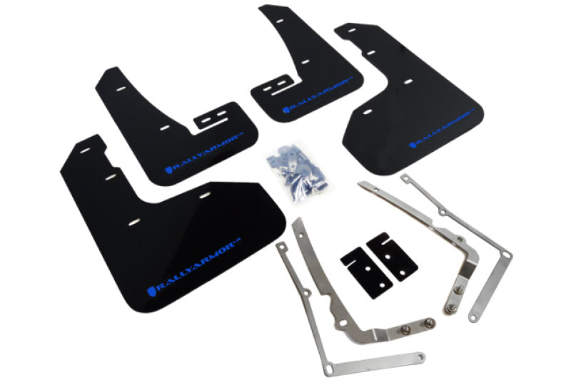 Load image into Gallery viewer, Rally Armor MF40-UR-BLK/BL RAL UR Blk Flap/Blue Logo

