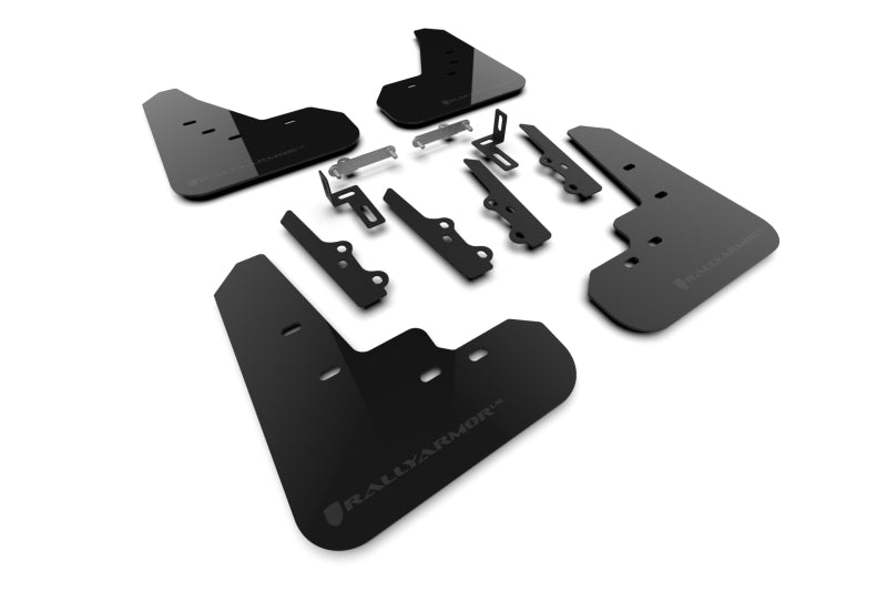 Load image into Gallery viewer, Rally Armor MF111-UR-BLK-DGRY RAL UR Blk Flap/Dark Grey Logo
