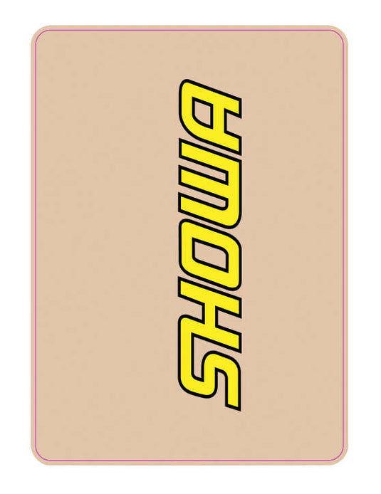 Dcor 40-80-124 Upper Forks Decal - Showa - Yellow