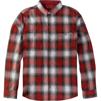 American Biker American Biker Flannel Shirt (Medium, Red)
