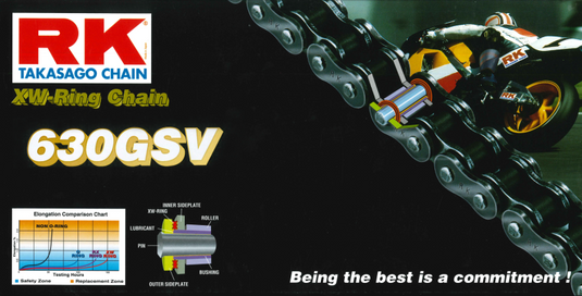 Rk Chain 630GSV-88 RKC Sealed Ring Chain