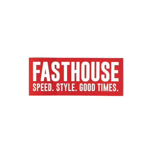 Fasthouse 3291-2300-00 Red Good Times Sticker - 25pk