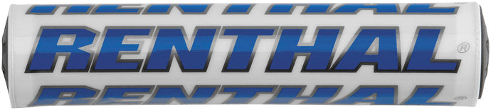 Renthal P209 SX Crossbar Pad - 10in. - White/Blue