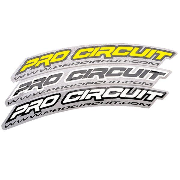 Pro Circuit DC0010 .Com Fender Stickers - White
