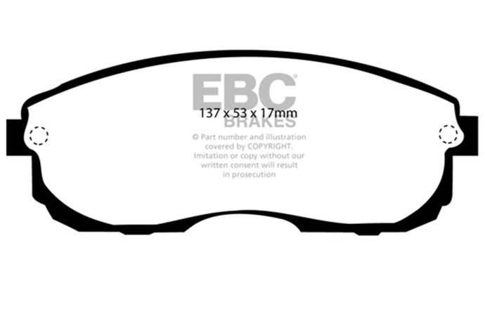 Ebc DP4775R EBC Yellowstuff Brake Pad Sets