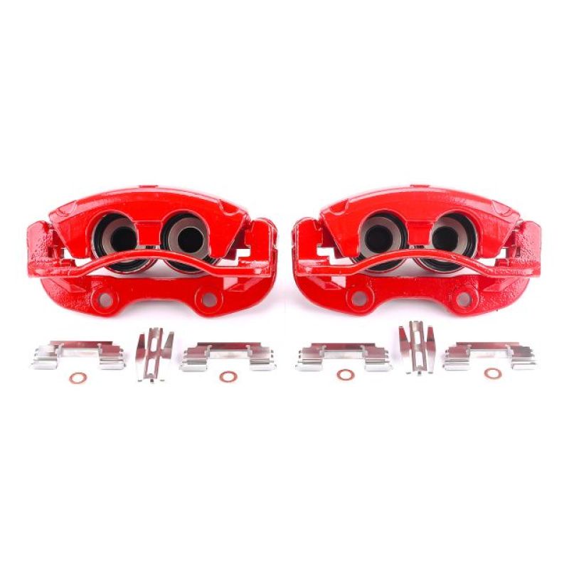 Load image into Gallery viewer, Powerstop S4764 PSB Red Calipers
