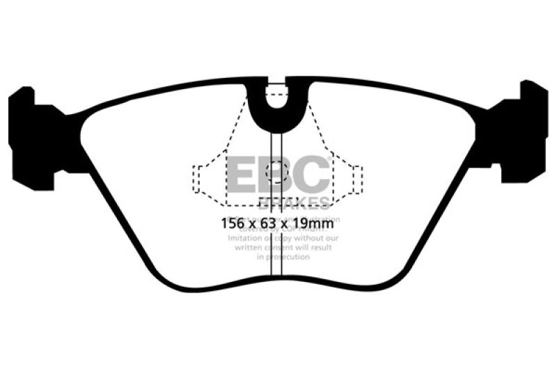 Load image into Gallery viewer, Ebc DP4689R EBC Yellowstuff Brake Pad Sets
