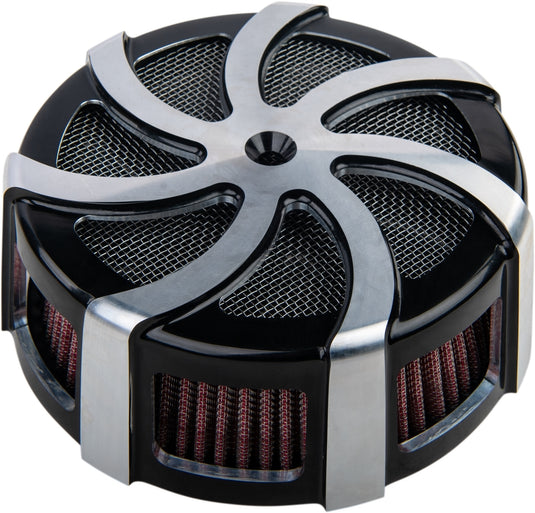 Harddrive 120451 Kruel Air Cleaner Kit - Black Contrast Cut