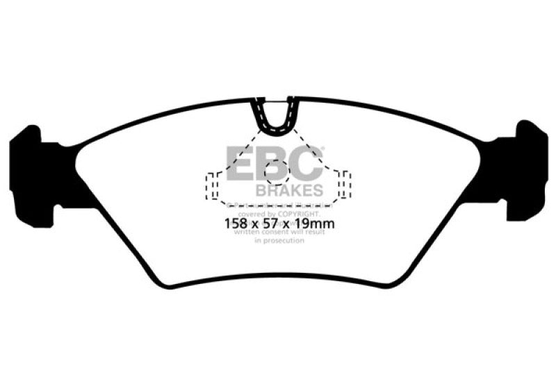 Load image into Gallery viewer, Ebc DP3414C EBC Redstuff Brake Pad Sets
